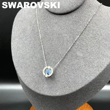 SWAROVSKI 목걸이 댄싱스톤 블루 큐빅