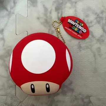 USJ 닌텐도 월드 슈퍼 마리오 버섯 실리콘 코인 케이스