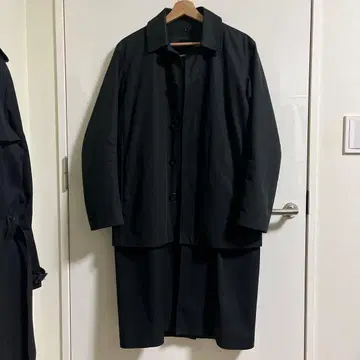 라드뮤지션 15AW 레이어드 롱 코트 블랙