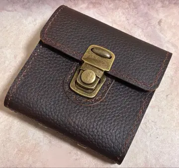 천연 가죽 풀업 미니 시스템 수첩 B8 사이즈 3공 바인더