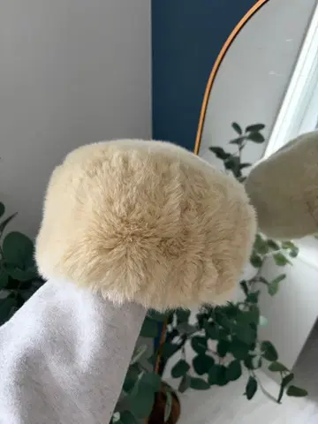 OVERRIDE 아이보리 모자 57.5cm