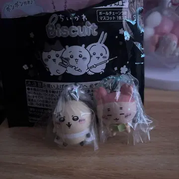 치이카와(먼작귀) 마스코트 부착 비스킷