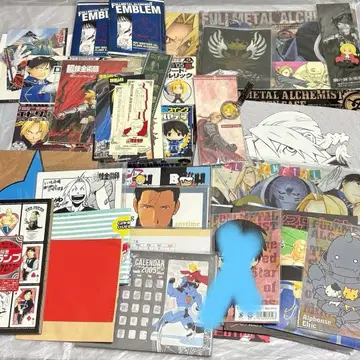 하가렌 강철의 연금술사 굿즈 모음 CD 피규어 카드놀이 엽서