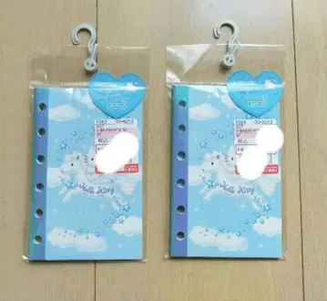 2세트 씰북 키티 산리오 페가수스키티 씰 대지 블루