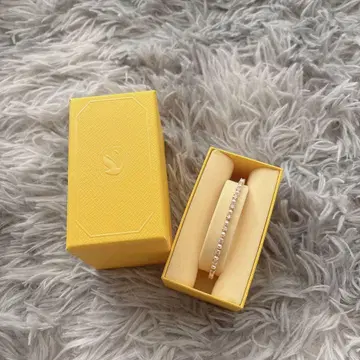 [ 완전 새상품! ] 팔찌 크리스탈 펄 로즈 골드 화이트 익명 배송