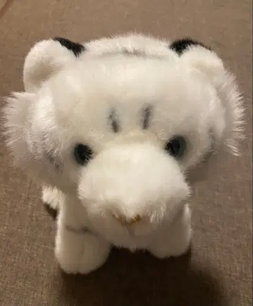 화이트 타이거 봉제 인형 사파리 파크