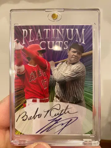 플래티넘 컷 듀얼 오토그래프 1000장 한정판