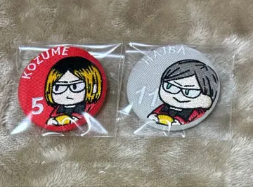 하이큐 코즈메 리에프 지로리 자수 캔뱃지