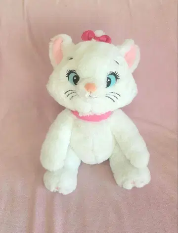 레어 단종 디즈니 마리 플러피 플러시 봉제 인형 푹신푹신