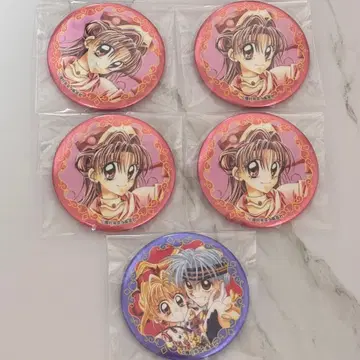 리본 카페 70주년 카미카제 괴도 잔느 키라키라 배지 A B