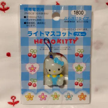 헬로키티 휴대폰용 라이트 마스코트 1998년 레트로