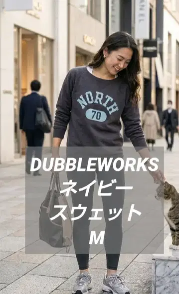 DUBBLEWORKS 네이비 트레이닝복 M