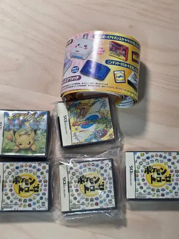 닌텐도 DS 게임 카드형 지우개 가챠가챠 미니어처 헤이세이 레트로