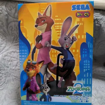 SEGA 주토피아 주디 & 닉 ACT CUT 프리미엄 피규어