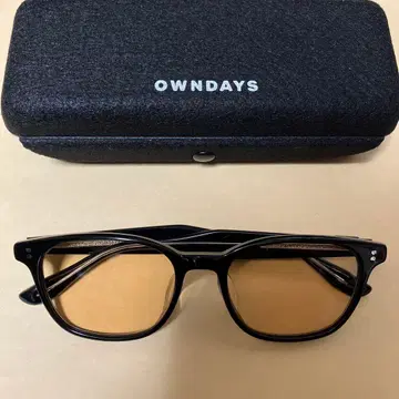 OWNDAYS 블랙BACK in BLACK 안경 케이스 포함