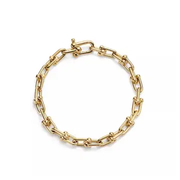 링크 브레이슬릿 골드 체인 링크