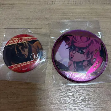 죠죠 애니메이션 10주년 기념전 트리쉬 캔뱃지 DIO 디오 세트