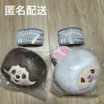 몬치치 페이스 봉제 인형 키링 가챠