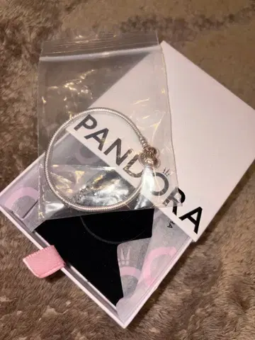 PANDORA 팔찌 로즈 골드 박스 포함