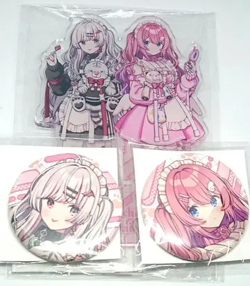 이시가미 노조미 쿠라모치 메루토 니지산지 노조메루 캔뱃지 아크릴 스탠드