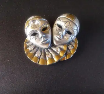 브로치 가면 오페라의 유령 빈티지