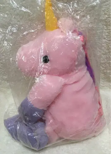 유니콘 봉제 인형 백팩 새상품