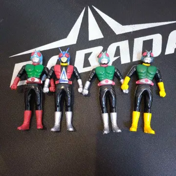 반다이 가면라이더 피규어 4체 세트 1989년제 v3 라이더맨