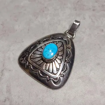 NAVAJO Charlie John 터콰이즈 목걸이 SILVER925