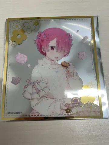 람 트레이딩 미니 클리어 색지 람과 렘의 생일 생활