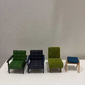 카리모쿠 가구 미니어처 가구 4점 세트