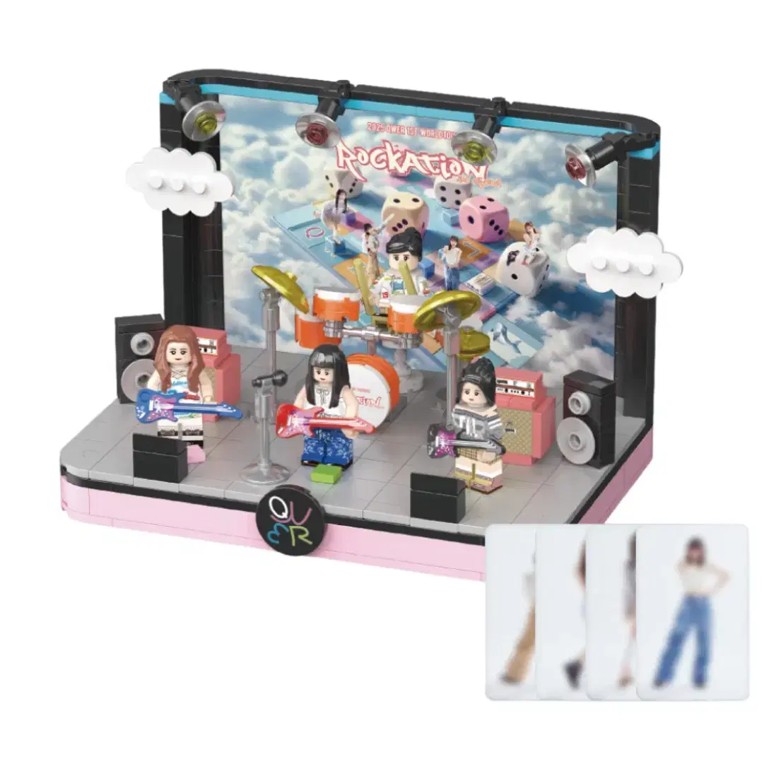 Unsealed new product) QWER 2nd anniversary pop up lock voice