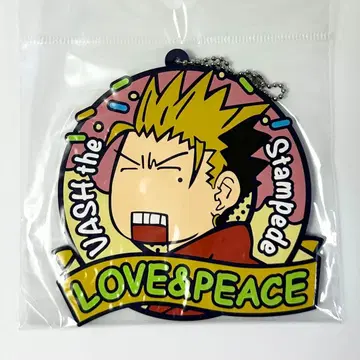 새상품 트라이건 러버 코스터 바슈 러버 키링 TRIGUN