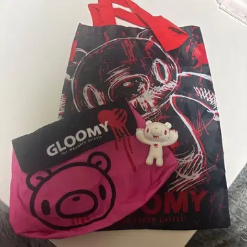 GLOOMY 핑크 곰 토이백 포함