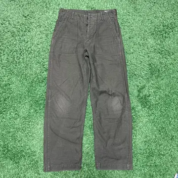 orslow 베이커 팬츠 퍼티그 팬츠 카키 XS