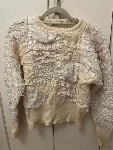 구제 의류 Marieakim 아이보리 니트 스웨터