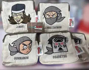 닌타마 란타로 스퀘어 파우치 그 2 4종