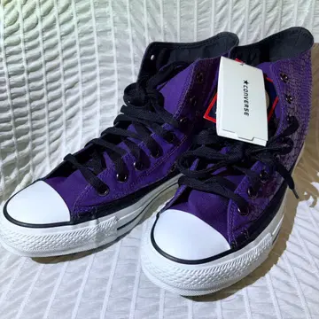 CONVERSE ALL STAR 악어 무늬 레어 퍼플 하이컷