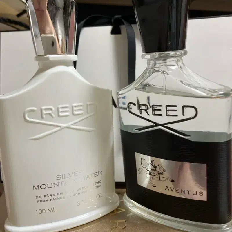 세트가격 크리드 어벤투스/실버마운틴 100ml 향수 새상품 정품
