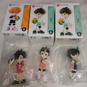 PalVerse 하이큐!! 피규어 니시노야 야마구치 쿠로오 3체 세트