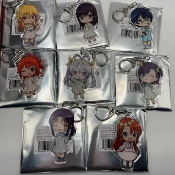 논논비요리 논스톱 미니 캐릭터 랜덤 아크릴 키링 전체