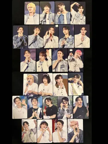 세븐틴 팬미팅 러브 트레이딩 카드 팬미