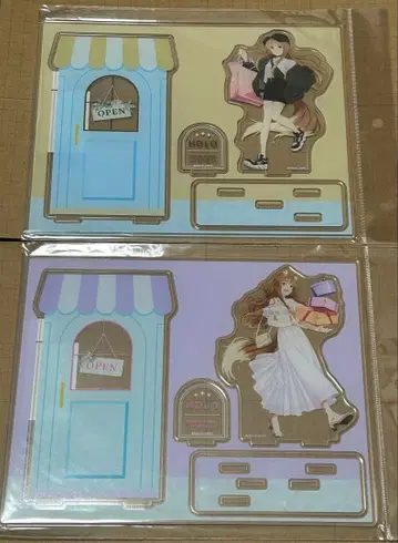 늑대와 향신료 온라인 드로드로 복권 B상 호로 아크릴 디오라마 총 2종