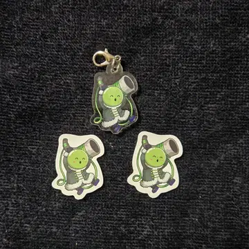 마지메니 야바시티 본키 렌보 아크릴 참 플레이크 씰 조무