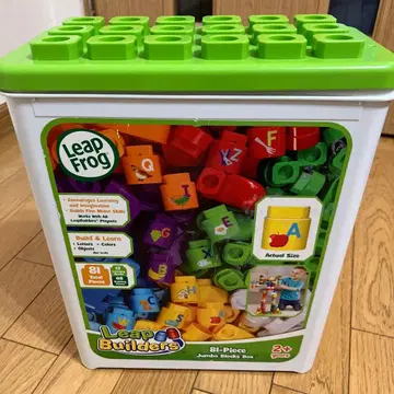 LeapBuilders 81-Piece Jumbo Blocks Box