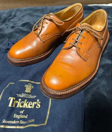 트리커스 플레인토 우드스탁 6 1/2 가죽 신발 브라운