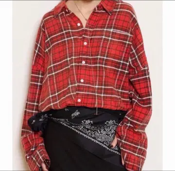 정가 107800엔 시착만 한 상품 R13 OVER BUBBLE 셔츠