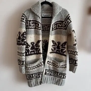 [중고] KANATA / 코위찬 니트 / 가디건 / 캐나다