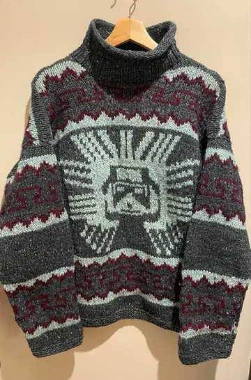 빈티지 에콰도르 니트 핸드메이드