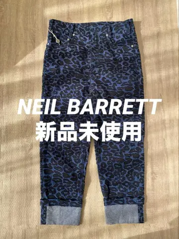 새상품 NEIL BARRETT 닐바렛 블루 레오파드 데님