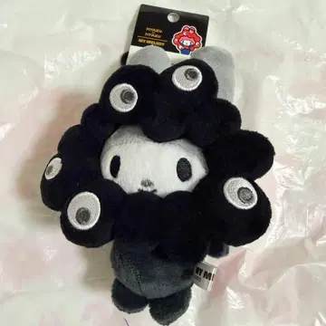 산리오 미야쿠미야쿠 변신 봉제 인형 BC 블랙 카라비너 마이멜로디
